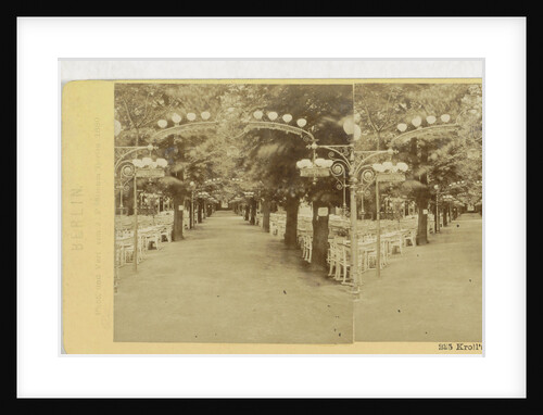 Kroll's garden, Germany by Johann Friedrich Stiehm