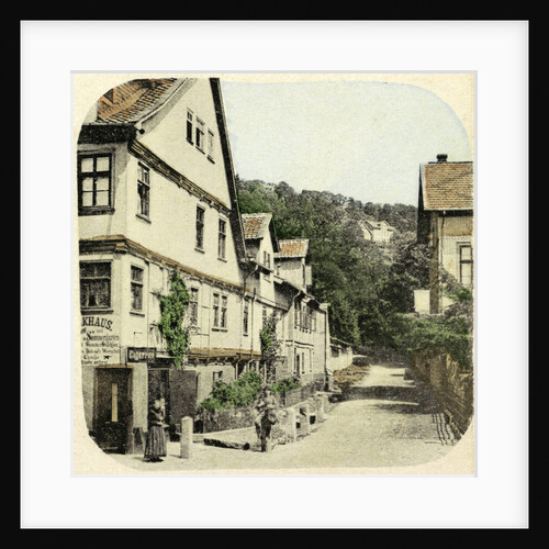 Harz The Inn on the Hexentanzplatz, Germany by H. Selle