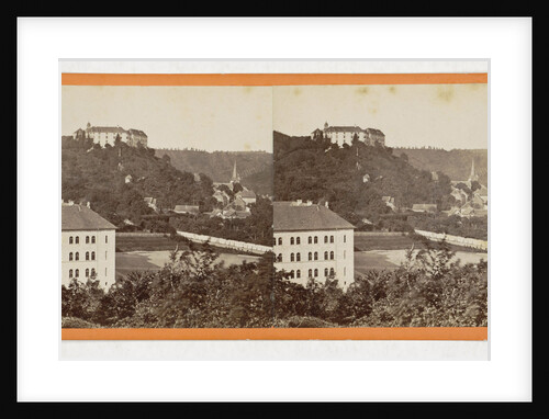 Harz castle and town of Blankenburg, Germany by H. Selle