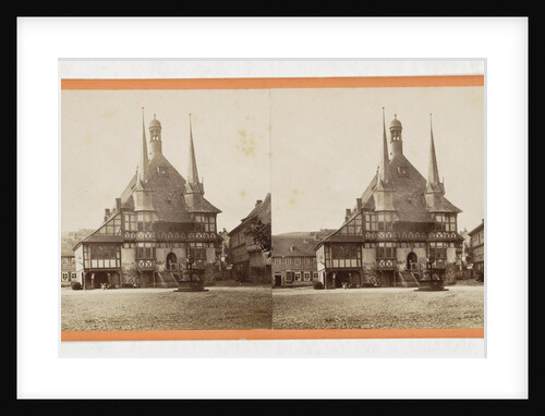 Harz The town hall Wernigerode, Germany by H. Selle