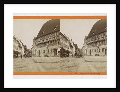 Rathskeller Stolberg, Germany by H. Selle & E. Linde & Co
