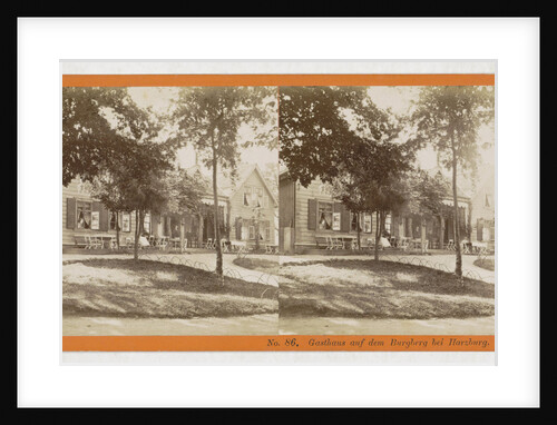 Gasthaus on the Burgberg bei Harzburg, Germany, H. Selle by Sophus Williams & E. Linde & Co