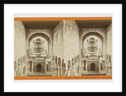 Castle Quedlinburg, Germany, H. Selle by Sophus Williams & E. Linde & Co