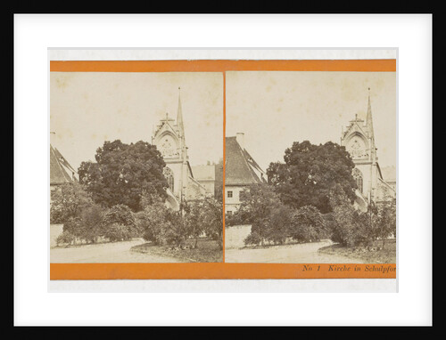 Church in Schulpforta, Germany by H. Selle & E. Linde & Co