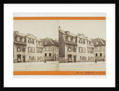 Schiller in Weimar, Germany by H. Selle & E. Linde & Co