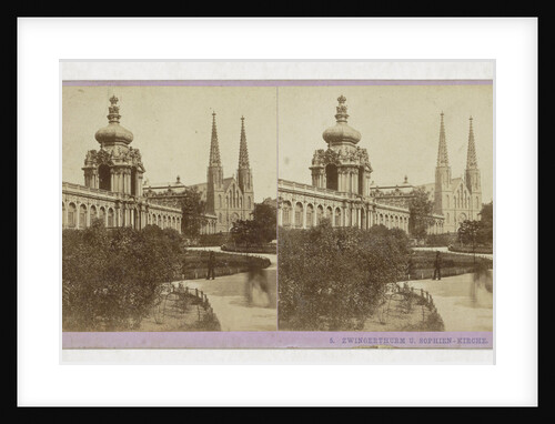 Zwingerthurm and Sophien-Kirche, Germany by Johann Friedrich Stiehm