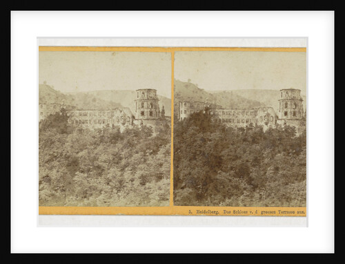 Heidelberg Castle of the large terrace, Germany by E. Linde