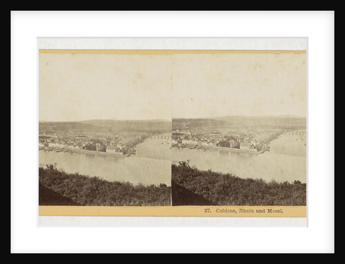 Coblenz, Rhein and Mosel, Germany by Johann Friedrich Stiehm