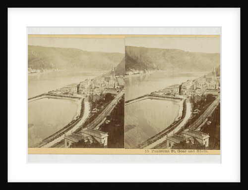 Panorama St. Goar and Rhein by Johann Friedrich Stiehm
