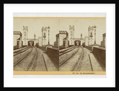 Cologne That Eisenbahnbrucke, Germany by Johann Friedrich Stiehm
