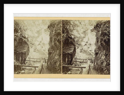 Wimbach Gorge, near Berchtesgaden, Germany by Sophus Williams & E. Linde & Co