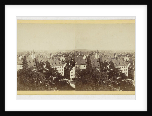 Nurnberg Ansicht von der Burg, Germany by Johann Friedrich Stiehm