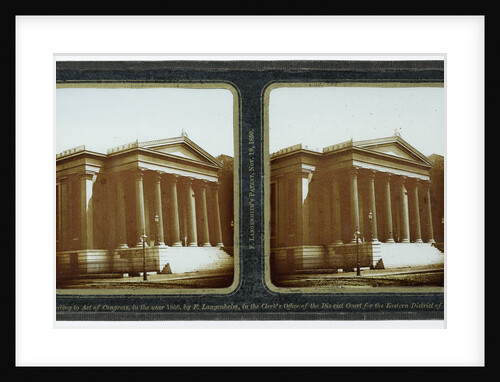 1th Presbyterian Church, Broad Street Philadelphia USA by Frederick Langenheim