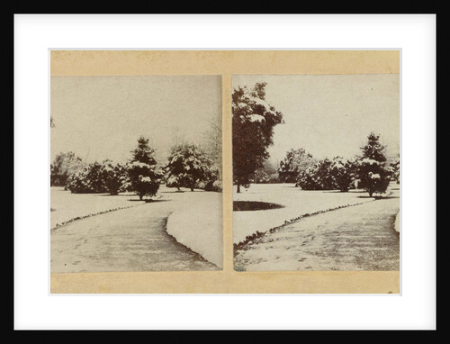 Snow scene Cheltenham by Baynham Jones