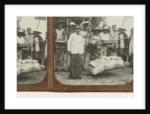 Portrait of group dressed as Indians by Anonymous