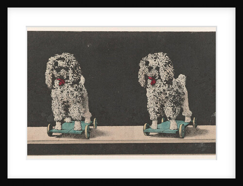 Toy, dog on wheels, stereo lithography by Anonymous