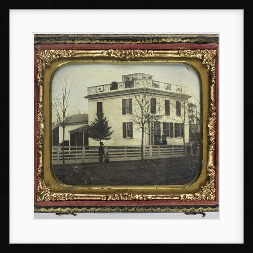 House with people by Anonymous