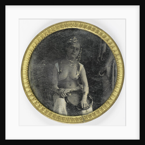 Half Naked woman in arabic costume by Anonymous