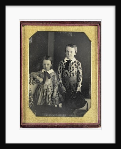 Portrait of a Young Boy and Girl by Anonymous