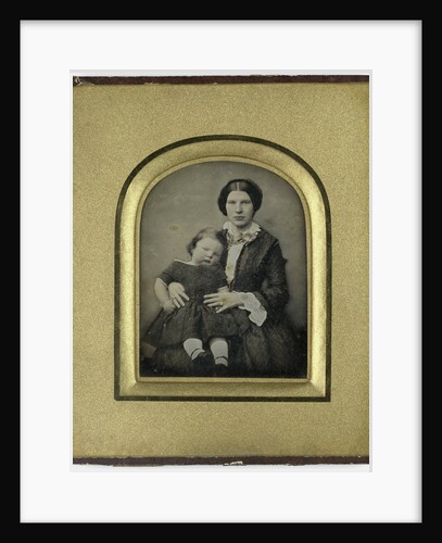 portrait of a woman with child by Anonymous