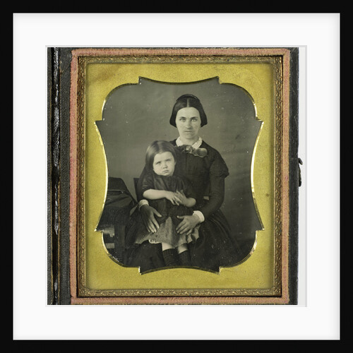 portrait of a mother and daughter by Anonymous