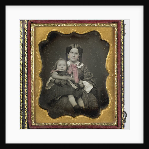 portrait of a mother and daughter by Anonymous