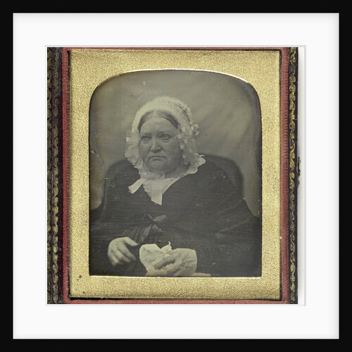 Portrait of an old woman by Anonymous