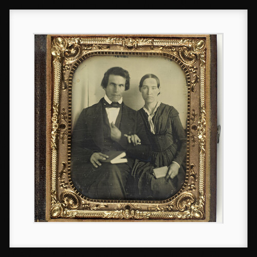 Portrait of a young couple by Anonymous