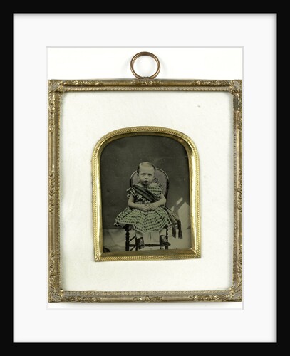 Portrait girl by W. Savery