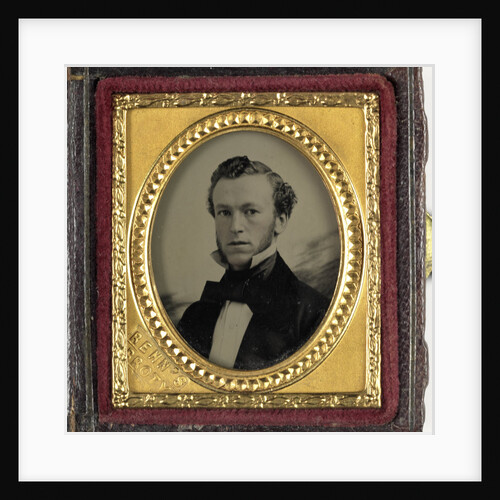 Portrait young man by Isaac A. Rehn