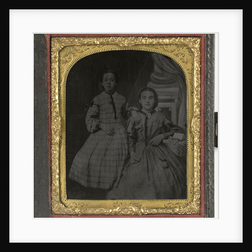 Portrait two sisters by Anonymous