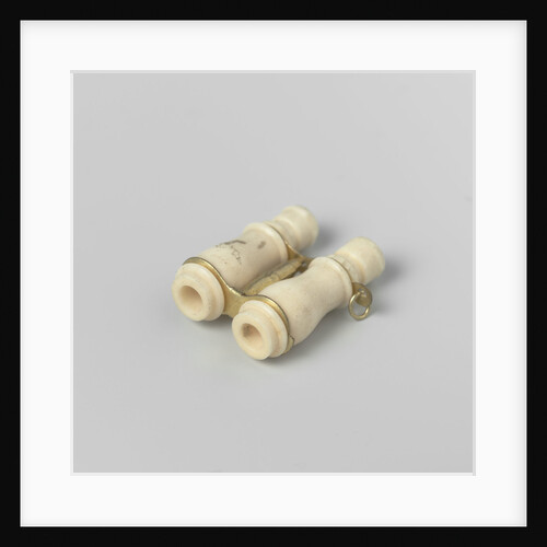 Two micrographs of nudes in beau, small looking glass by Anonymous