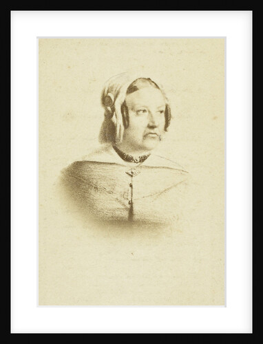 Portrait of Paulina Raamsdonk stuck on prayer card by Anonymous