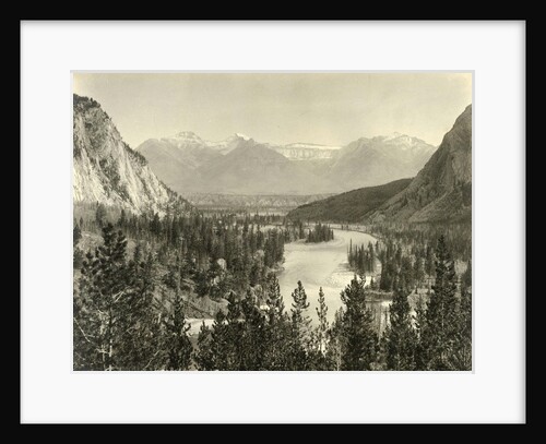 Face on Bow Valley in Alberta by William Notman