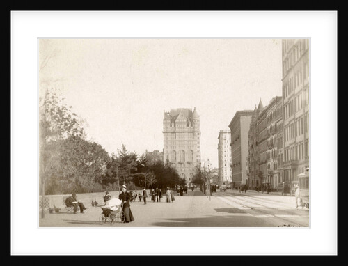 View of 59th Street in New York USA by Anonymous