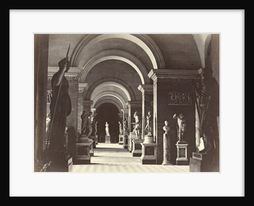 A gallery in the Louvre by Achille Quinet