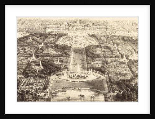 panorama of Versailles France by Anonymous