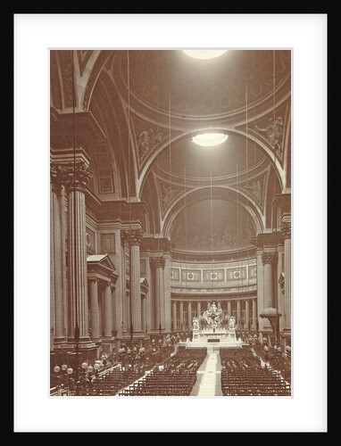 Interior of the Eglise de la Madeleine in Paris, France by Anonymous