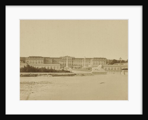 View of Schönbrunn Palace in Vienna Austria by Carl Haack