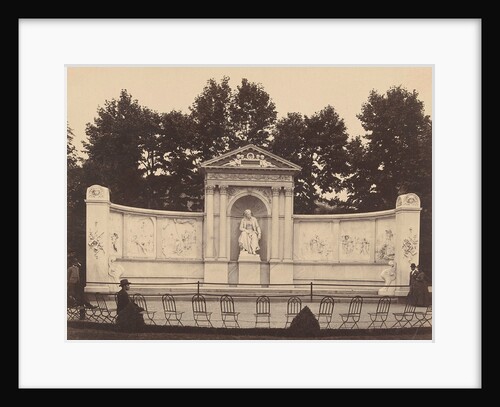 Monument to Franz Grillparzer in the Volksgarten in Vienna Austria by Michael Frankenstein