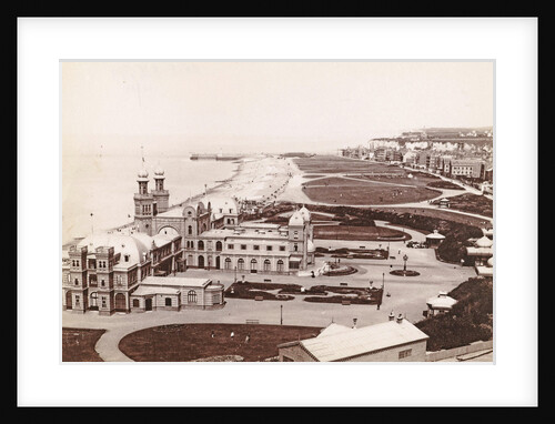 View of the beach and casino of Dieppe, France by Anonymous