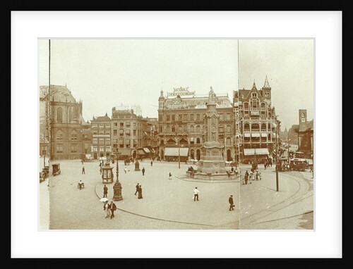 Panorama Dam National Monument Eendracht and purse Zocherstraat in Amsterdam by Anonymous