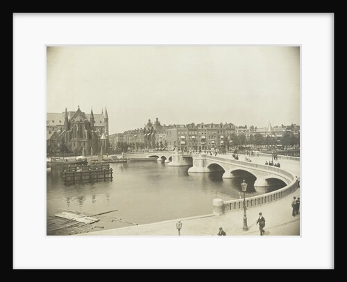 New Amstel bridge overlooking the Ceintuurbaan in Amsterdam by Anonymous