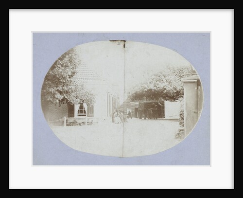 Family Portrait for a farm with barn by Anonymous