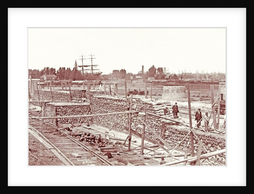 harbor construction works Feyenoord Rotterdam by Julius Perger