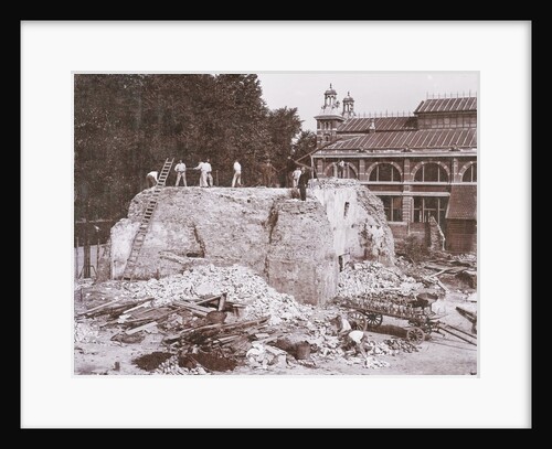 Demolition of ruins (a stronghold or Vredenburg) in Utrecht by Anonymous