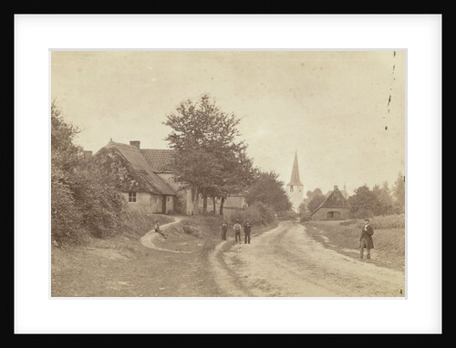 View of a country road in Zeist by Anonymous