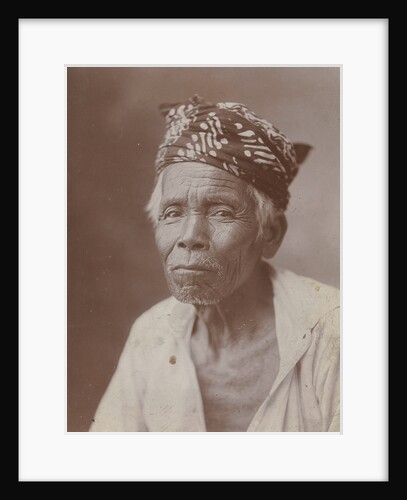 Portrait of an Indian man by Anonymous