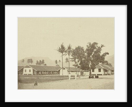 Military camp of Dutch and Indian soldiers to Oleh leh on Sumatra, Indonesia by Anonymous