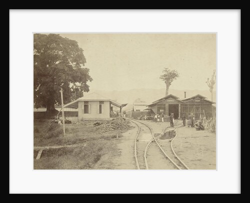 Spoorwegstation Kraton te Kota Radja, het huidige Banda Aceh by Anonymous